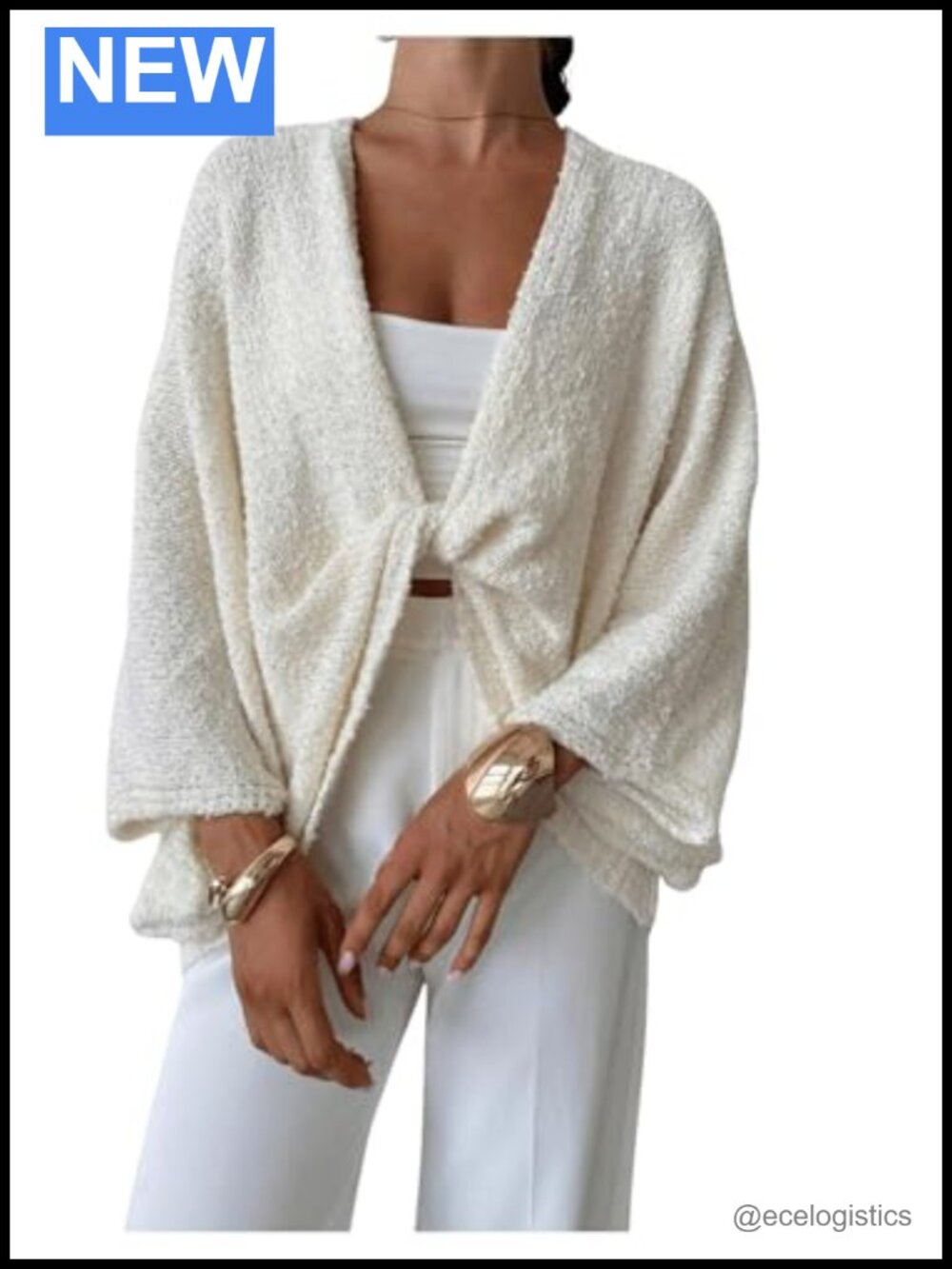 Cropped Wrap Sweater Bat Wing Knit Poncho Tops Women Pullover